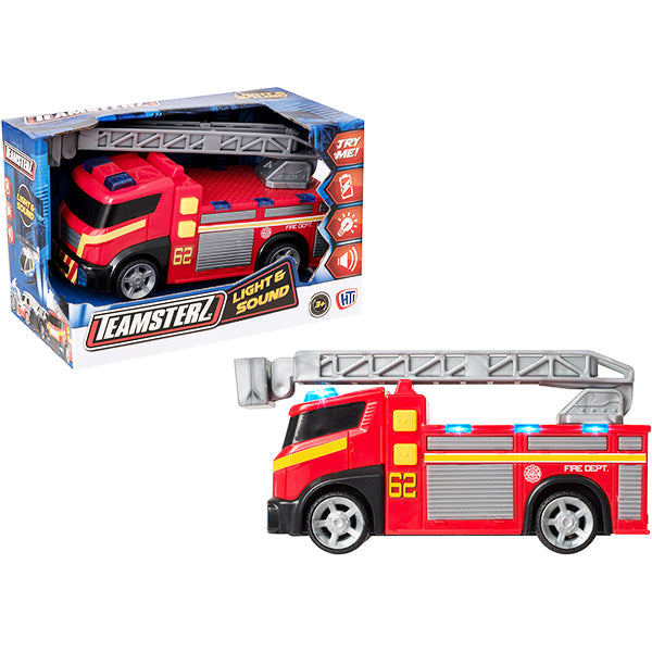 Teamsterz Light Up & Sound Fire Engine Toy Age-3 Years & Above