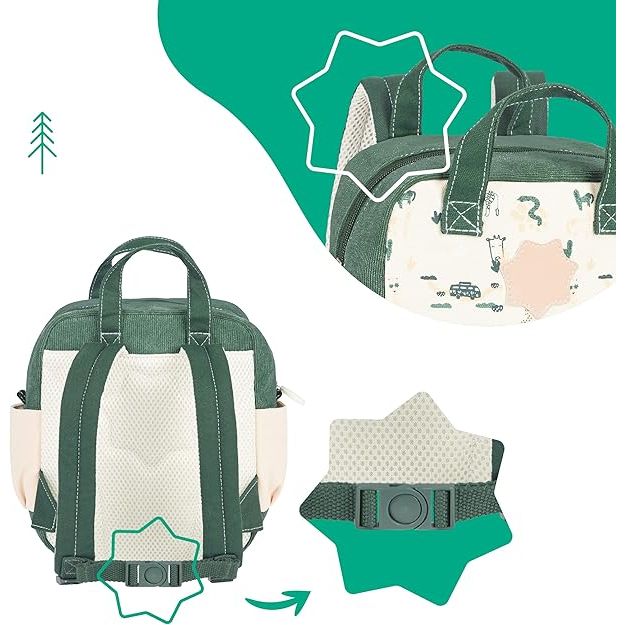 Badabulle Baby Changing Diaper Backpack Safari B043038