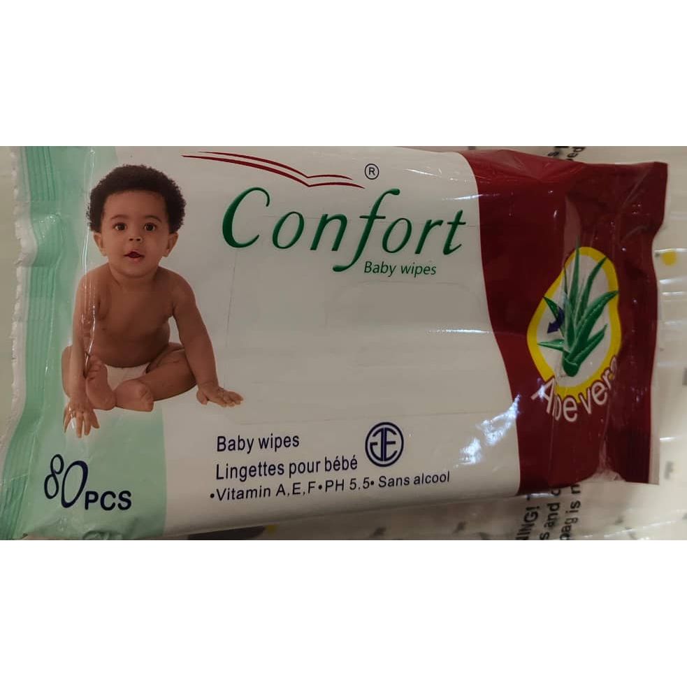 Confort Wipes 80 Pieces