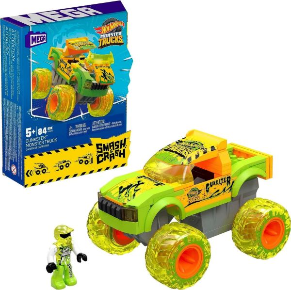 Hot Wheels Monster Trucks Smash & Crash Race Ace Multicolor Age- 3 Years & Above