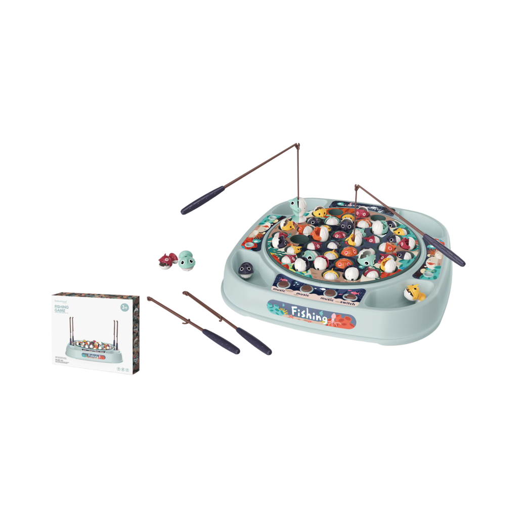 Pibi Beibe Good Fishing Game with 50 Accessories Blue Age- 3 Years & Above MJ1827056