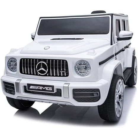 Mercedes Benz AMG Classy Ride On Jeep with 12 V + 4.5AH Battery White G63 AMG Age- 2 Years to 5 Years