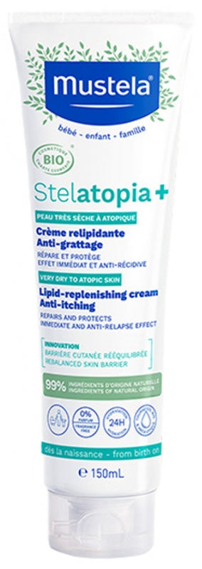 Mustela Stelatopia+ Lipid-Replenishing Cream Anti-Itching Organic 150ml