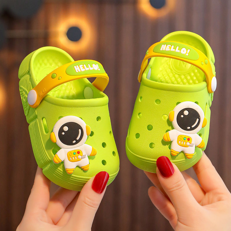 Pibi Cute Kids Astro Clogs Green/Yellow