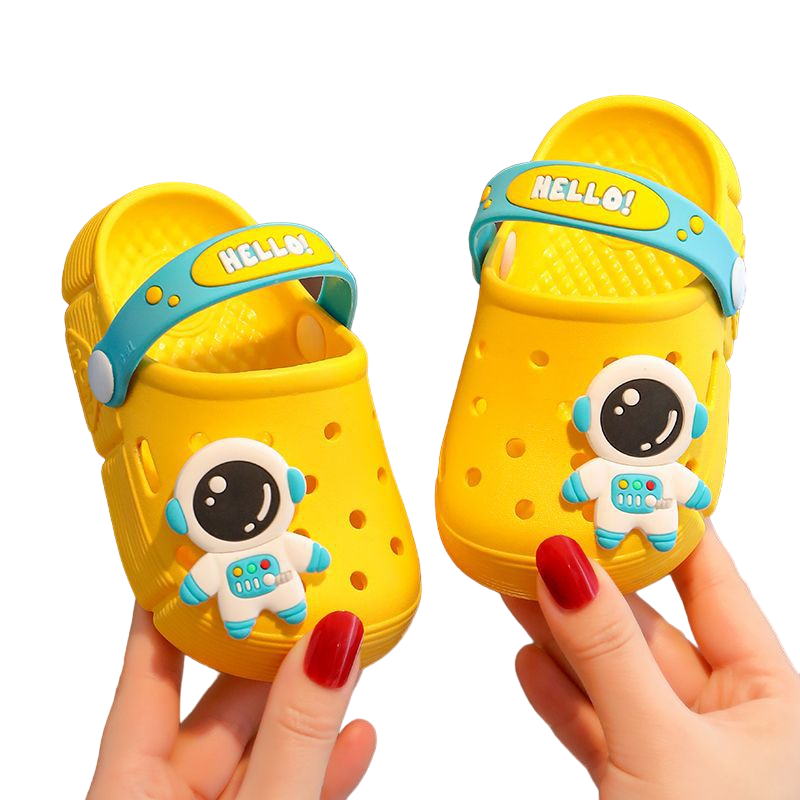 Pibi Cute Kids Astro Clogs Yellow/Light Blue