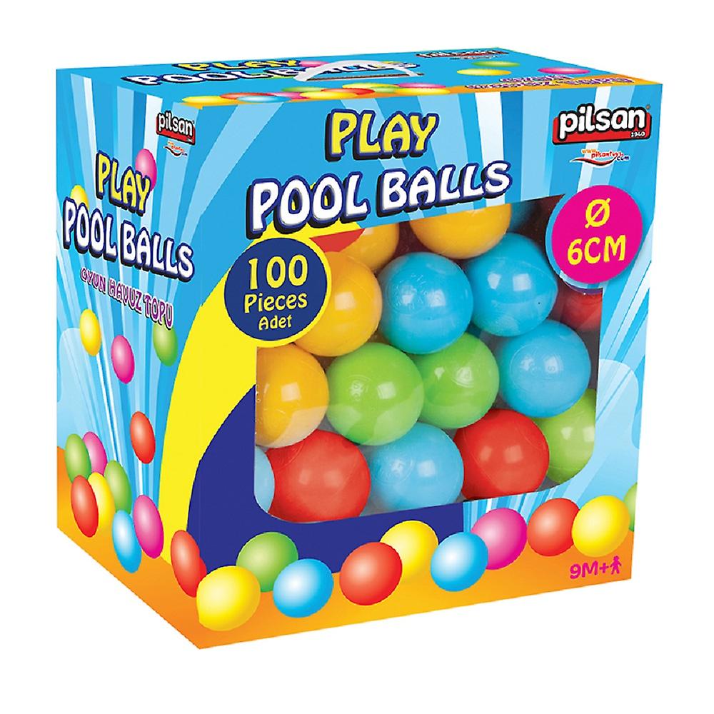 Pilsan Play Pool Balls 100 Pieces (06400) 9 Months & Above