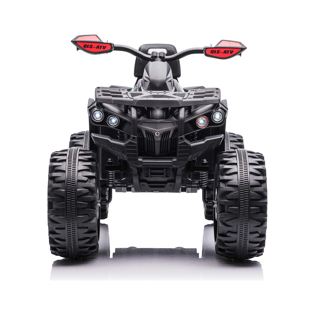 Pibi 12V High Power Long Quad Motor Bike Ride-on QLS3288 Black Age- 3 Years & Above