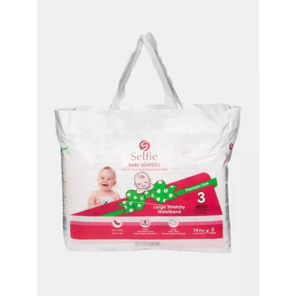 Selfie Baby Sejo-001/2 Diapers Care 3 Midi 4-9Kg