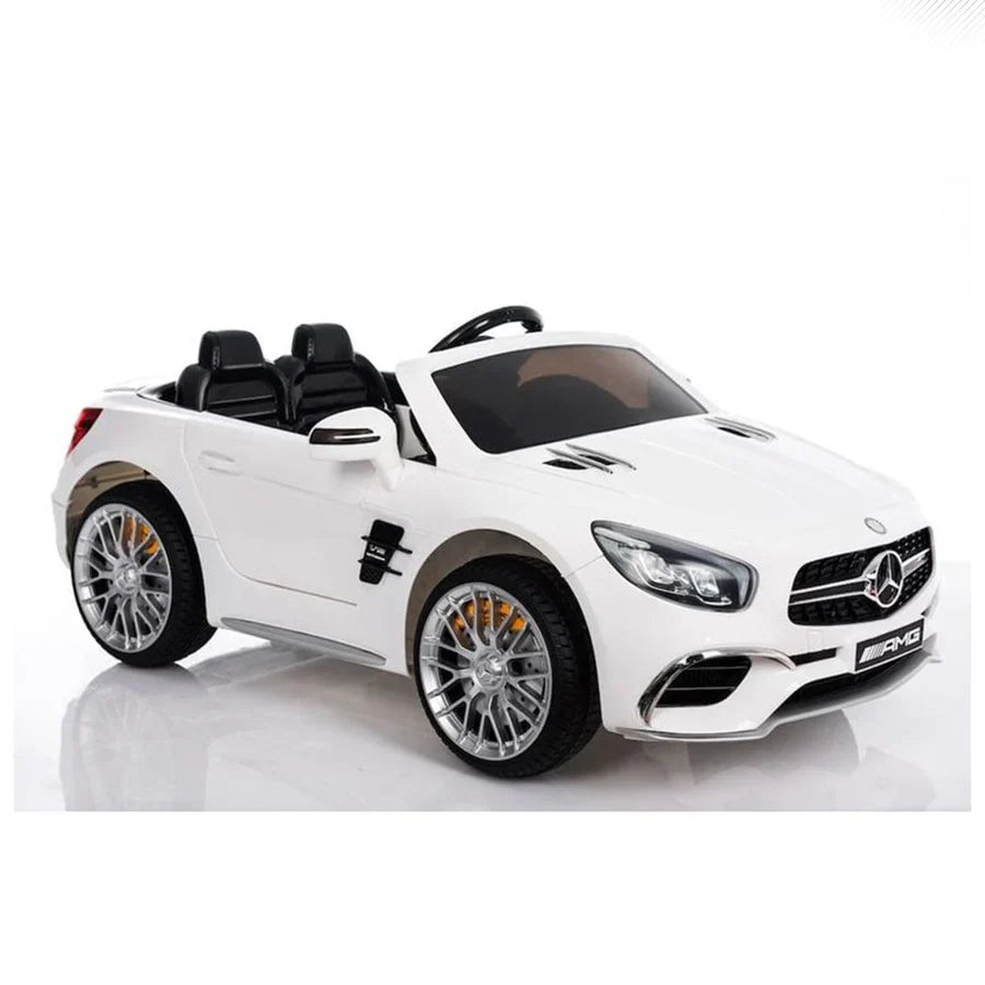 Mercedes SL65 Electric Ride-on Kids Car White Age- 2 Years & Above