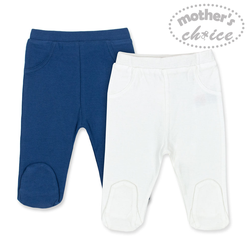 Baby BH 23F Ribbed Footed Leggings (3-18m) - 4 Colors | AT NOON STORE