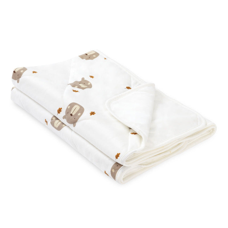 Pibi Supersoft Baby Blankets (101 x 76 cm) White Age- Newborn & Above