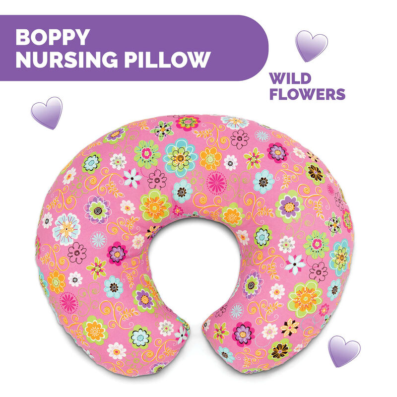 Chicco Boppy Baby Maternity & Nursing Pillow Wildflowers Pink