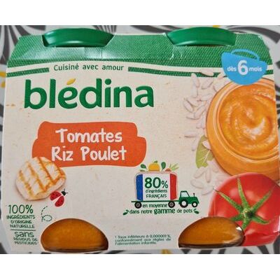 Cereal Bledina Tomates Riz Poulet 6Month 2X200Gm