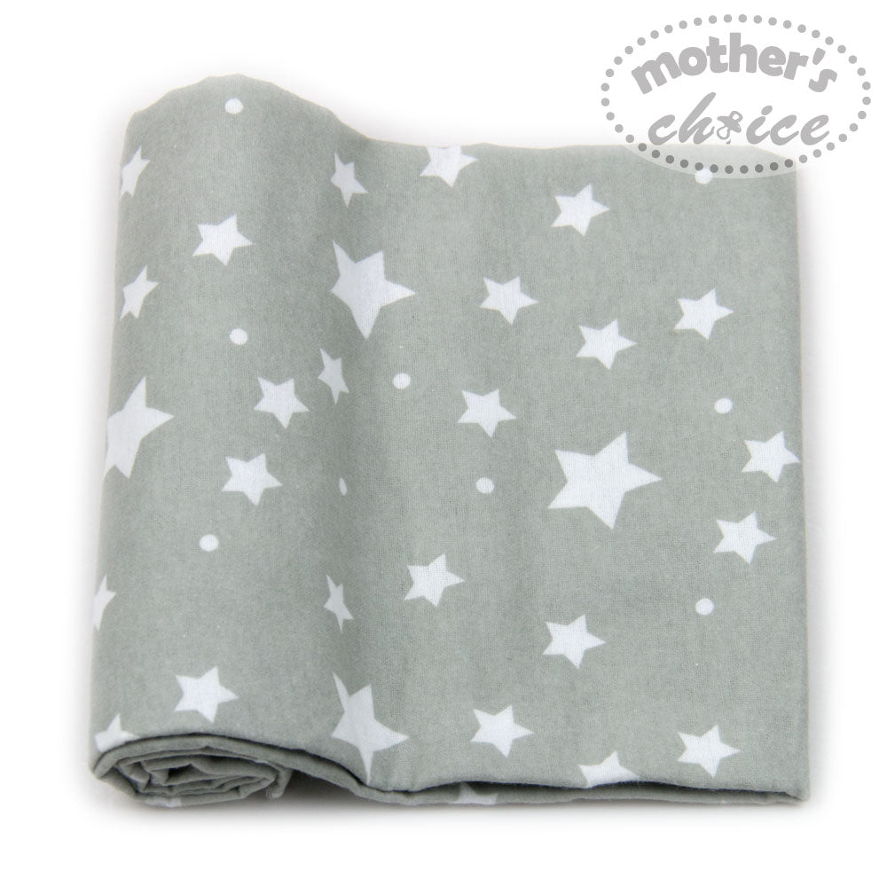 Motherschoice Baby Flannel Swaddle Pack of 3 (76X100CM) IT3610 Age-Newborn & Above 