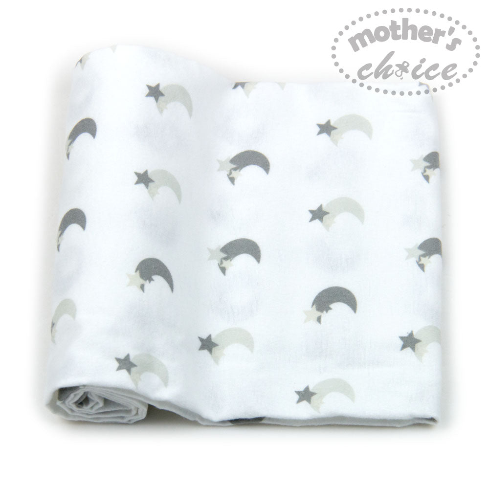 Motherschoice Baby Flannel Swaddle Pack of 3 (76X100CM) IT3610 Age-Newborn & Above 