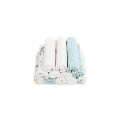 Motherschoice  Supersoft Baby Wash Cloths (23 x 23 cm) Pack of 12  IT4063 Age- Newborn & Above