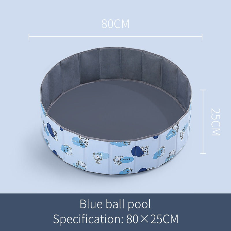 Pibi Round Ball Play Ocean Pool/Pit (80 x 25 cm) Blue Age- 12 Months & Above