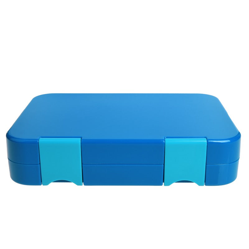 Pibi 4-6 Compartment Bento Lunch Box with Removable Tray Blue Age- 3 Years & Above