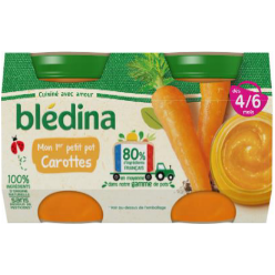 Pate Bledina Carottes 2*130Gm Age- Newborn & Above (Bf22)