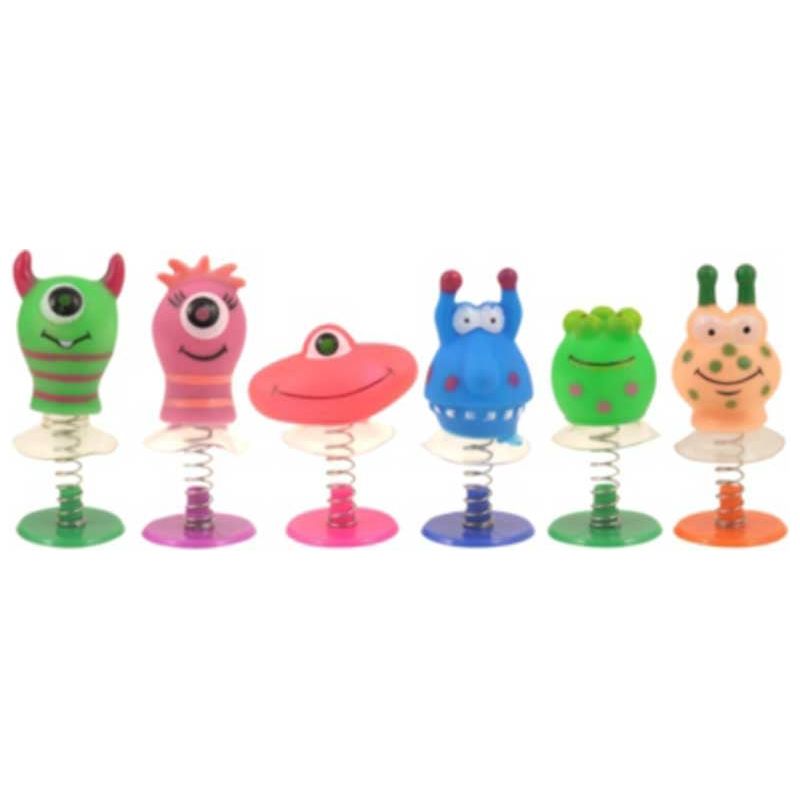 Pibi Jump Ups Monsters Spring Figure4-5Cm 6 Assorted Age-3 Years & Above